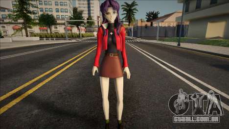 Misato Katsuragi Evangelion para GTA San Andreas