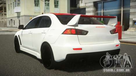 Mitsubishi Lancer Evo X V-Style para GTA 4