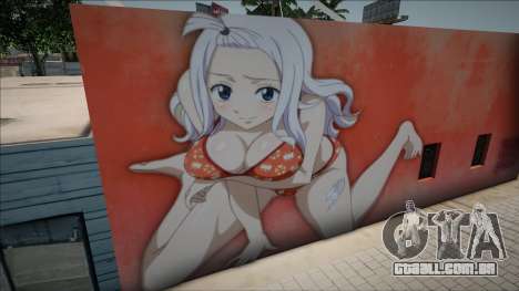 Mirajane Strauss Wall Graffiti para GTA San Andreas