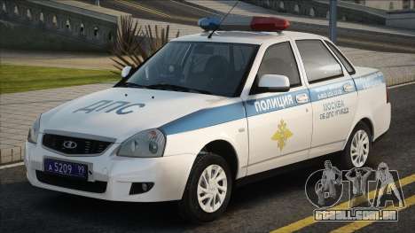 Lada Priora 2170 Polícia Polícia de Trânsito 201 para GTA San Andreas