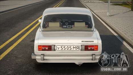 VAZ-2106 Branco e estoque para GTA San Andreas