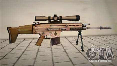 SCAR-L Sniper para GTA San Andreas