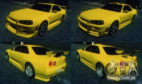 1999 Nissan Skyline GT-R R34 para GTA San Andreas