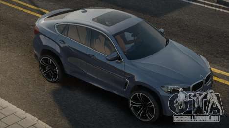 BMW X6M Grey Color para GTA San Andreas