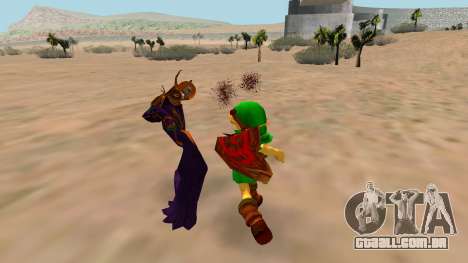 Link jovem de Super Smash Bros Melee para GTA San Andreas