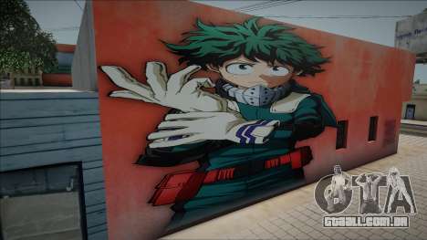 Mural Izuku Midoriya para GTA San Andreas