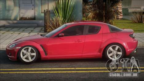 Mazda RX-8 Vermelho para GTA San Andreas