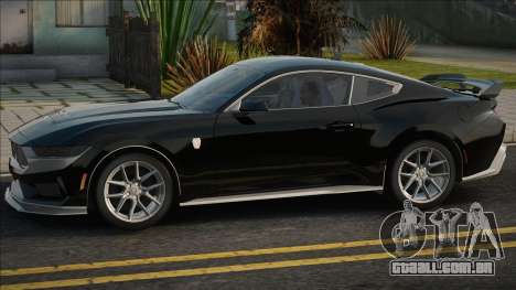 Ford Mustang Dark Horse 2024 Blek para GTA San Andreas