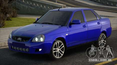 Blue Version Lada Priora para GTA San Andreas