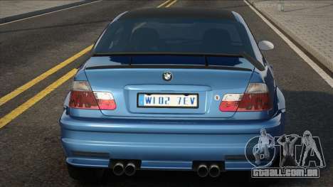 2001 BMW M3 GTR Street para GTA San Andreas