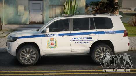 Toyota Land Cruiser 200 Arzamas Polícia para GTA San Andreas