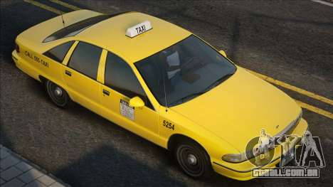 Chevrolet Caprice Classic Taxi 1991 para GTA San Andreas