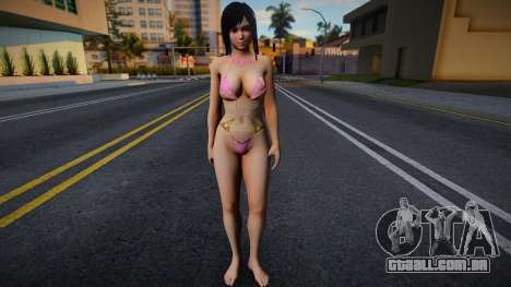 DOAXVV Kokoro Moonlit Cherry Blossoms v4 para GTA San Andreas