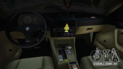 BMW M5 525 Prata para GTA San Andreas