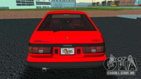 Toyota Sprinter Trueno AE86 85 para GTA Vice City