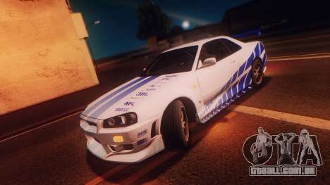 1999 Nissan Skyline GT-R R34 para GTA San Andreas