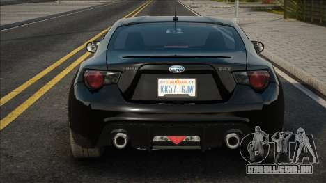 Subaru BRZ 2013 Blek para GTA San Andreas