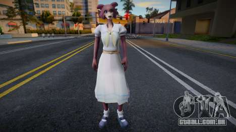 Juno White Dress para GTA San Andreas