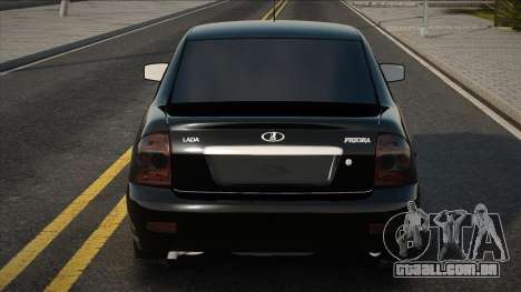 Preto Lada Priora para GTA San Andreas