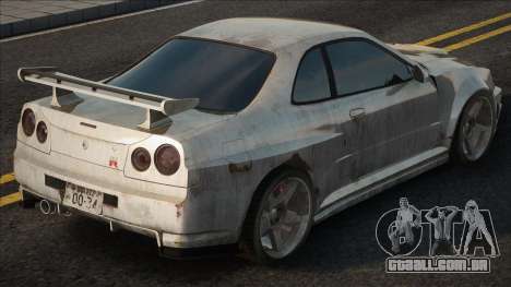 Nissan GT-R Nismo White para GTA San Andreas