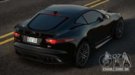 2016 Jaguar F-Type SVR Blek para GTA San Andreas