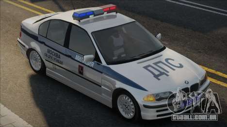 BMW 325I (E46) - Polícia sobre a polícia de trân para GTA San Andreas