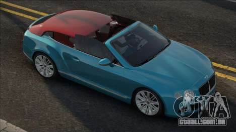 Bentley Continental GT 2014 Blue para GTA San Andreas