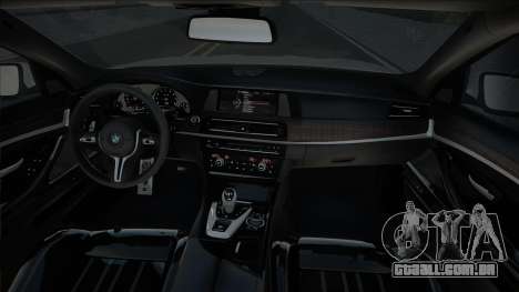 BMW M5 Branco Stock para GTA San Andreas