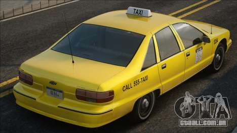 Chevrolet Caprice Classic Taxi 1991 para GTA San Andreas