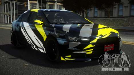 Mitsubishi Lancer Evo X YHG S5 para GTA 4