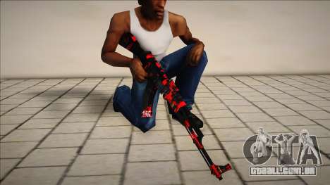 Ak47 Grafiti Simple Skin para GTA San Andreas