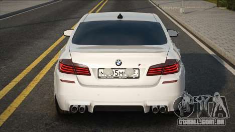 BMW M5 Branco Stock para GTA San Andreas