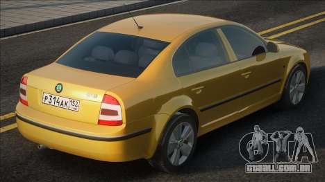 Skoda Superb Yellow para GTA San Andreas