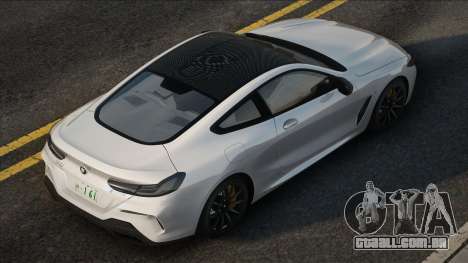 BMW M850i White para GTA San Andreas