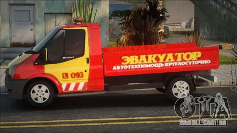 Caminhão de reboque Ford Transit para GTA San Andreas