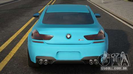 BMW M6 Blue para GTA San Andreas