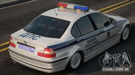 BMW 325I (E46) - Polícia sobre a polícia de trân para GTA San Andreas