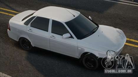 Lada Priora Branco Quebrado para GTA San Andreas