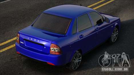 Blue Version Lada Priora para GTA San Andreas