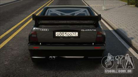 Audi Sport Quattro Blek para GTA San Andreas