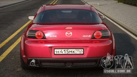 Mazda RX-8 Vermelho para GTA San Andreas