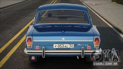 GAZ-24 Volga Versão Azul para GTA San Andreas