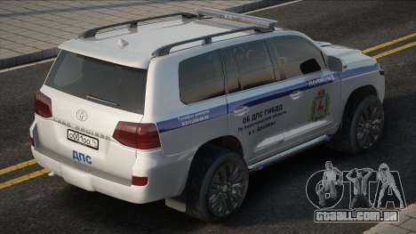 Toyota Land Cruiser 200 Arzamas Polícia para GTA San Andreas