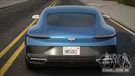 Bentley Batur Blue para GTA San Andreas