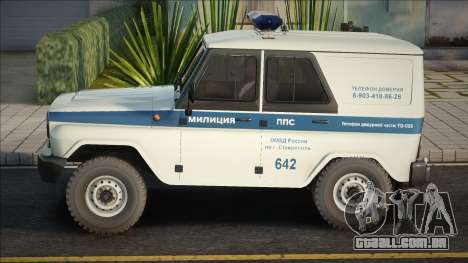 UAZ Hunter PPS Polícia para GTA San Andreas