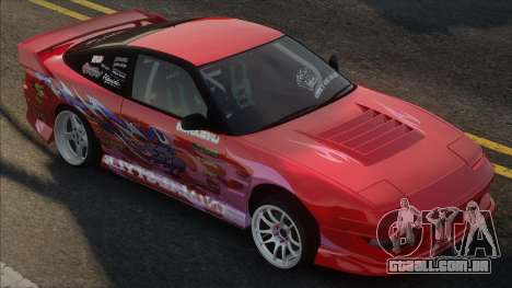 Nissan 180SX Red para GTA San Andreas