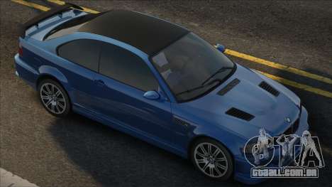 2001 BMW M3 GTR Street para GTA San Andreas