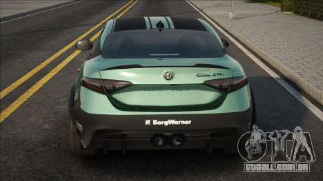 Alfa Romeo Giulia Gtam para GTA San Andreas