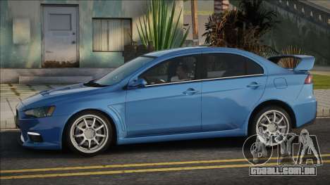 Mitsubishi Lancer Evolution Blue para GTA San Andreas