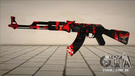 Ak47 Grafiti Simple Skin para GTA San Andreas